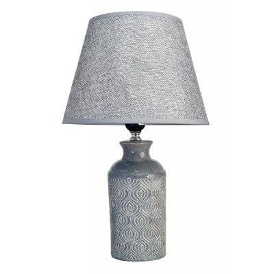 POWERTECH επιτραπέζιο φωτιστικό HLL-0142, E27, κεραμική βάση, μπλε/γκρι POWERTECH επιτραπέζιο φωτιστικό HLL-0142, E27, κεραμική βάση, μπλε/γκρι