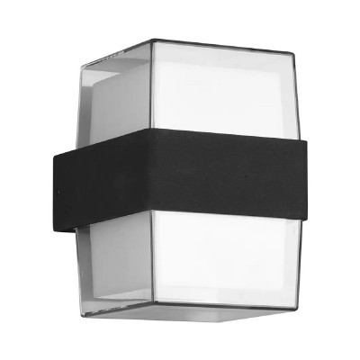 POWERTECH LED φωτιστικό τοίχου HLL-0159, 14W, 4000K, 1120lm, IP65, μαύρο POWERTECH LED φωτιστικό τοίχου HLL-0159, 14W, 4000K, 1120lm, IP65, μαύρο