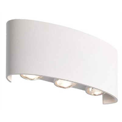 POWERTECH LED φωτιστικό τοίχου HLL-0160, 6W, 4000K, 480lm, IP65, λευκό POWERTECH LED φωτιστικό τοίχου HLL-0160, 6W, 4000K, 480lm, IP65, λευκό