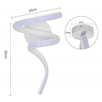 POWERTECH LED φωτιστικό τοίχου HLL-0169, 12W, 4000K, 960lm, λευκό POWERTECH LED φωτιστικό τοίχου HLL-0169, 12W, 4000K, 960lm, λευκό