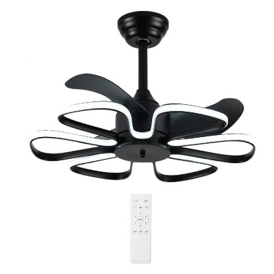 POWERTECH ανεμιστήρας οροφής HLL-0174 με LED φως, 96W, Φ55x35cm, μαύρος POWERTECH ανεμιστήρας οροφής HLL-0174 με LED φως, 96W, Φ55x35cm, μαύρος
