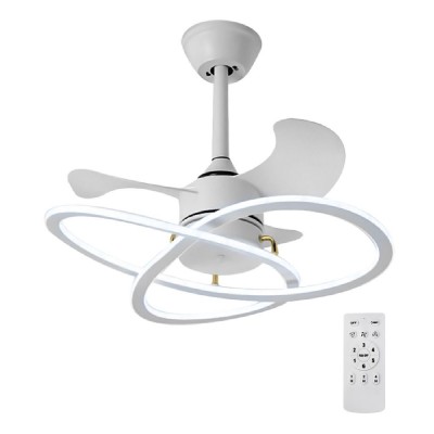 POWERTECH ανεμιστήρας οροφής HLL-0175 με LED φως, 96W, Φ60x25cm, λευκός POWERTECH ανεμιστήρας οροφής HLL-0175 με LED φως, 96W, Φ60x25cm, λευκός