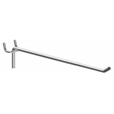 Γάντζος μονός HOOK-35-5 για διάτρητο stand, μεταλλικός, 35cm, 5τμχ Γάντζος μονός HOOK-35-5 για διάτρητο stand, μεταλλικός, 35cm, 5τμχ