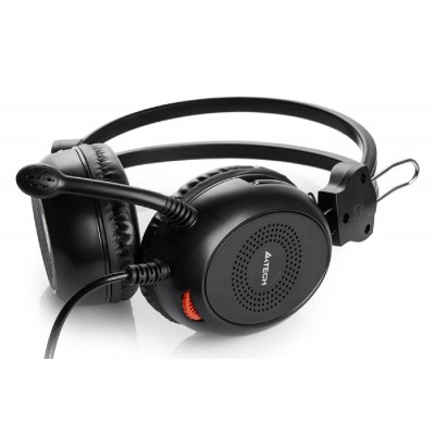 A4TECH Headset HS-30, 3.5mm, 40mm ακουστικά, μαύρα A4TECH Headset HS-30, 3.5mm, 40mm ακουστικά, μαύρα