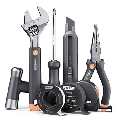 DELI σετ εργαλείων HT0008C, 8τμχ DELI σετ εργαλείων HT0008C, 8τμχ