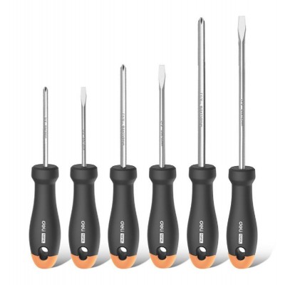 DELI σετ κατσαβίδια HT1006C, 3x ίσια & 3x σταυρωτά, μαγνητικά, 6τμχ DELI σετ κατσαβίδια HT1006C, 3x ίσια & 3x σταυρωτά, μαγνητικά, 6τμχ