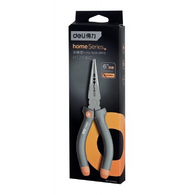 DELI μυτοτσίμπιδο HT2106C με αντιολισθητικές λαβές, 170mm DELI μυτοτσίμπιδο HT2106C με αντιολισθητικές λαβές, 170mm