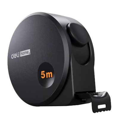 DELI μέτρο HT8519 με αυτόματη επαναφορά & κλείδωμα, 19mm x 5m DELI μέτρο HT8519 με αυτόματη επαναφορά & κλείδωμα, 19mm x 5m