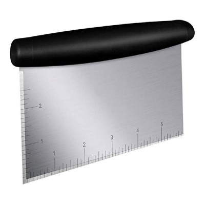 Σπάτουλα-κόφτης ζύμης HUH-0021, με μεζούρα, ανοξείδωτο Σπάτουλα-κόφτης ζύμης HUH-0021, με μεζούρα, ανοξείδωτο