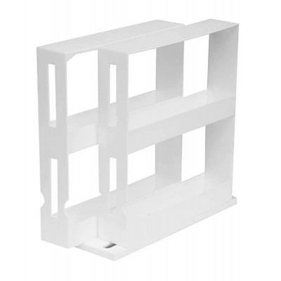 Επιτραπέζια βάση μπαχαρικών HUH-0038, 28 x 10.5 x 28cm, λευκή Επιτραπέζια βάση μπαχαρικών HUH-0038, 28 x 10.5 x 28cm, λευκή