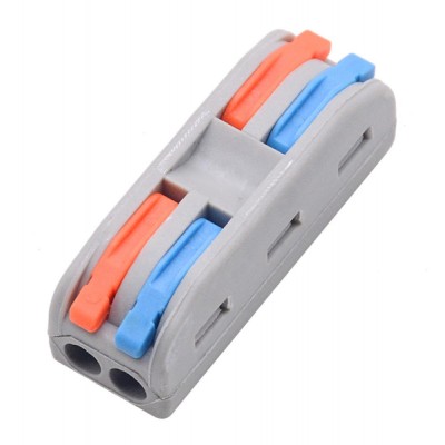 POWERTECH κλέμα σύνδεσης καλωδίων HUH-0090, 2 θέσεων, 0.08mm-4mm², 10τμχ POWERTECH κλέμα σύνδεσης καλωδίων HUH-0090, 2 θέσεων, 0.08mm-4mm², 10τμχ