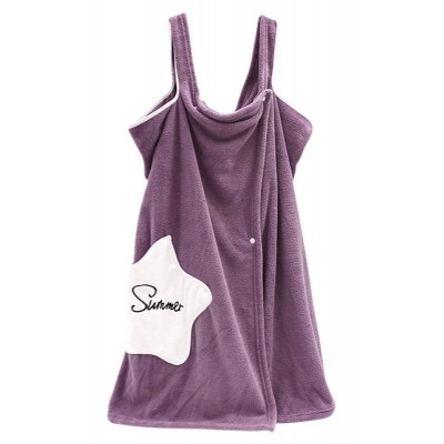 Πετσέτα-μπουρνούζι μπάνιου HUH-0099, 85x150cm, μωβ Πετσέτα-μπουρνούζι μπάνιου HUH-0099, 85x150cm, μωβ