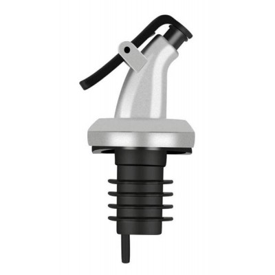 Πώμα ροής για μπουκάλι HUH-0108 με κλείστρο, Φ18mm, ασημί Πώμα ροής για μπουκάλι HUH-0108 με κλείστρο, Φ18mm, ασημί