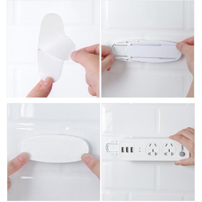 Αυτοκόλλητη βάση HUH-0110 για επιτοίχια τοποθέτηση αντικειμένων, λευκή Αυτοκόλλητη βάση HUH-0110 για επιτοίχια τοποθέτηση αντικειμένων, λευκή