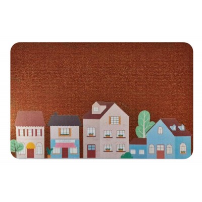 Πατάκι εισόδου HUH-0113, αντιολισθητικό, 40 x 60cm, καφέ Πατάκι εισόδου HUH-0113, αντιολισθητικό, 40 x 60cm, καφέ