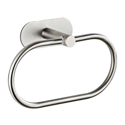 Κρεμάστρα τοίχου HUH-0114 για μπάνιο, μεταλλική, 20.5cm, ασημί Κρεμάστρα τοίχου HUH-0114 για μπάνιο, μεταλλική, 20.5cm, ασημί