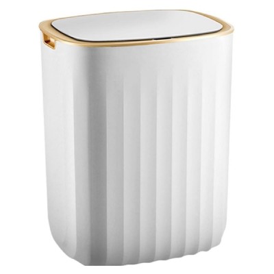 Κάδος απορριμμάτων HUH-0147, αυτόματο άνοιγμα, 12lt, λευκός Κάδος απορριμμάτων HUH-0147, αυτόματο άνοιγμα, 12lt, λευκός