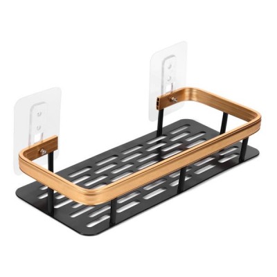 HOME USE ράφι τοίχου HUH-0160, μεταλλικό, 30x5x13cm, χρυσό HOME USE ράφι τοίχου HUH-0160, μεταλλικό, 30x5x13cm, χρυσό