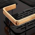 HOME USE ράφι τοίχου HUH-0160, μεταλλικό, 30x5x13cm, χρυσό HOME USE ράφι τοίχου HUH-0160, μεταλλικό, 30x5x13cm, χρυσό