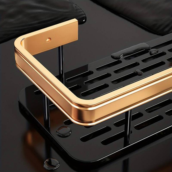 HOME USE ράφι τοίχου HUH-0160, μεταλλικό, 30x5x13cm, χρυσό HOME USE ράφι τοίχου HUH-0160, μεταλλικό, 30x5x13cm, χρυσό