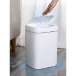 HOME USE κάδος απορριμμάτων HUH-0188, αυτόματο άνοιγμα, 13lt, λευκός HOME USE κάδος απορριμμάτων HUH-0188, αυτόματο άνοιγμα, 13lt, λευκός