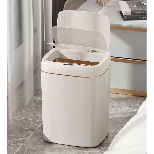 HOME USE κάδος απορριμμάτων HUH-0188, αυτόματο άνοιγμα, 13lt, λευκός HOME USE κάδος απορριμμάτων HUH-0188, αυτόματο άνοιγμα, 13lt, λευκός
