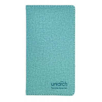 UNIARCH σημειωματάριο HW230211 με σελιδοδείκτη, πετρόλ UNIARCH σημειωματάριο HW230211 με σελιδοδείκτη, πετρόλ