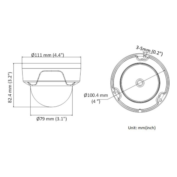 HIKVISION IP κάμερα HiWatch HWI-D121H, POE, 2.8mm, 2MP, IP67 & IK10 HIKVISION IP κάμερα HiWatch HWI-D121H, POE, 2.8mm, 2MP, IP67 & IK10