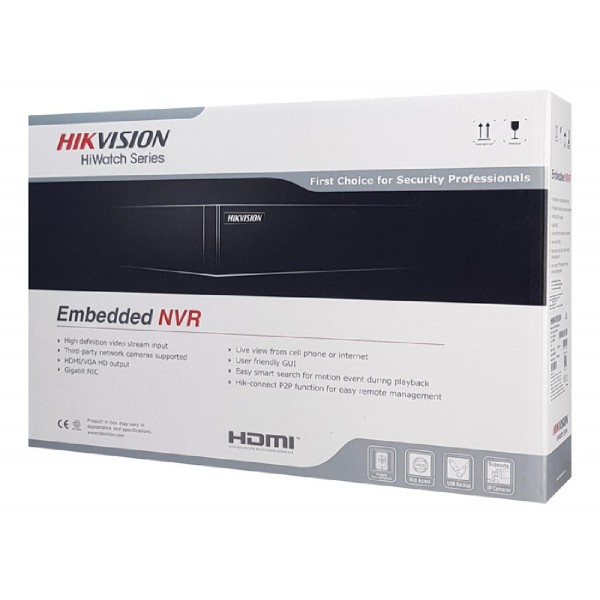 HIKVISION NVR καταγραφικό HiWatch HWN-2104MH, H.264+, 4 κανάλια HIKVISION NVR καταγραφικό HiWatch HWN-2104MH, H.264+, 4 κανάλια