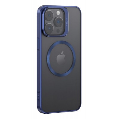 USAMS θήκη Geying US-BH855 για iPhone 15 Pro, διάφανη/μπλε USAMS θήκη Geying US-BH855 για iPhone 15 Pro, διάφανη/μπλε