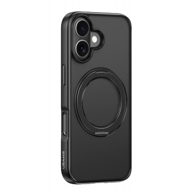 USAMS θήκη GZ US-BH893 για iPhone 16, διάφανη/μαύρη USAMS θήκη GZ US-BH893 για iPhone 16, διάφανη/μαύρη