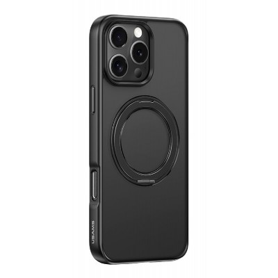 USAMS θήκη GZ US-BH896 για iPhone 16 Pro Max, διάφανη/μαύρη USAMS θήκη GZ US-BH896 για iPhone 16 Pro Max, διάφανη/μαύρη