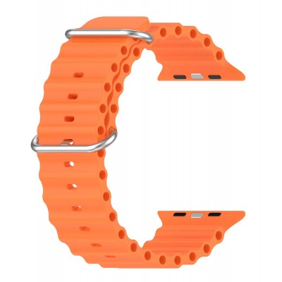 INTIME λουράκι σιλικόνης IT-058-BAND-OR για smartwatch 8 Ultra πορτοκαλί