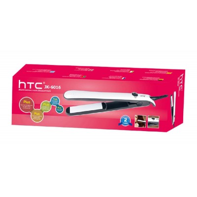 HTC ισιωτική μαλλιών JK-6016, 200°, 35W, λευκή-μαύρη HTC ισιωτική μαλλιών JK-6016, 200°, 35W, λευκή-μαύρη