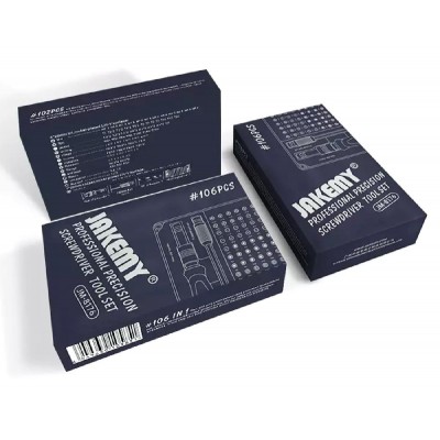 JAKEMY σετ κατσαβιδιών ακριβείας JM-8176 με θήκη, CR-V, 106τμχ JAKEMY σετ κατσαβιδιών ακριβείας JM-8176 με θήκη, CR-V, 106τμχ