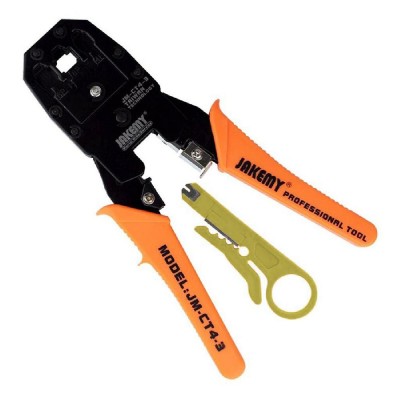 JAKEMY πρέσα ακροδεκτών JM-CT4-3 με απογυμνωτή, RJ45/11/12, 8P/6P/4P JAKEMY πρέσα ακροδεκτών JM-CT4-3 με απογυμνωτή, RJ45/11/12, 8P/6P/4P