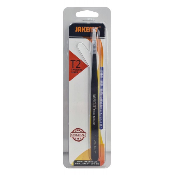 JAKEMY τσιμπίδα JM-T2-11, ανοξείδωτη, SUS304, 140mm, ίσια JAKEMY τσιμπίδα JM-T2-11, ανοξείδωτη, SUS304, 140mm, ίσια
