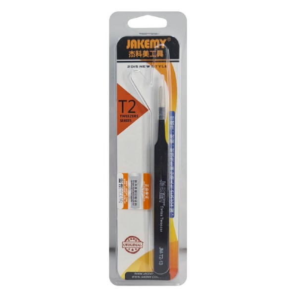 JAKEMY τσιμπίδα JM-T2-13, ανοξείδωτη, SUS304, 120mm, ίσια JAKEMY τσιμπίδα JM-T2-13, ανοξείδωτη, SUS304, 120mm, ίσια