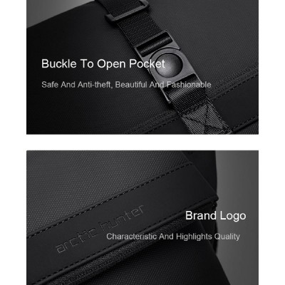 ARCTIC HUNTER τσάντα ώμου K00567 με θήκη tablet, 6L, μαύρη ARCTIC HUNTER τσάντα ώμου K00567 με θήκη tablet, 6L, μαύρη