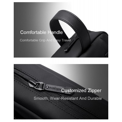 ARCTIC HUNTER τσάντα χειρός K00580, 2.5L, μαύρη ARCTIC HUNTER τσάντα χειρός K00580, 2.5L, μαύρη