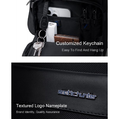 ARCTIC HUNTER τσάντα ώμου K00679, 3.4L, γκρι ARCTIC HUNTER τσάντα ώμου K00679, 3.4L, γκρι