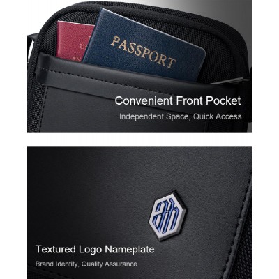 ARCTIC HUNTER τσάντα ώμου K00688, 2L, μαύρη ARCTIC HUNTER τσάντα ώμου K00688, 2L, μαύρη