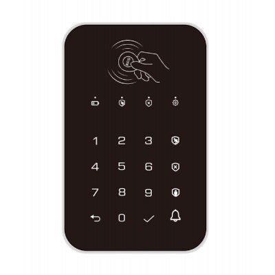 Ασύρματο πληκτρολόγιο συναγερμού K010, αφής, RFID Ασύρματο πληκτρολόγιο συναγερμού K010, αφής, RFID
