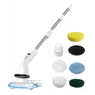 KINZIR επαναφορτιζόμενη βούρτσα καθαρισμού S1, 7 σε 1, 2500mAh, λευκή KINZIR επαναφορτιζόμενη βούρτσα καθαρισμού S1, 7 σε 1, 2500mAh, λευκή