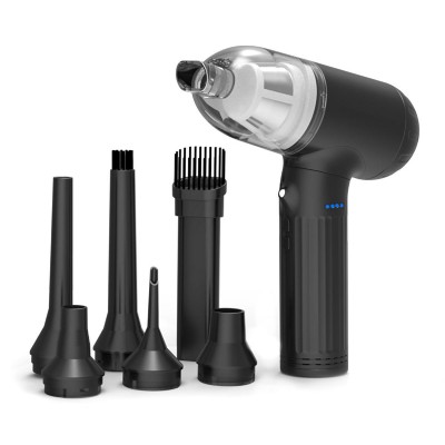 KINZIR 2 σε 1 σκουπάκι χειρός & air duster VC16, LED, 90W 7500mAh, μαύρο KINZIR 2 σε 1 σκουπάκι χειρός & air duster VC16, LED, 90W 7500mAh, μαύρο