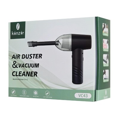 KINZIR 2 σε 1 σκουπάκι χειρός & air duster VC43, 70W, 6000mAh, μαύρο KINZIR 2 σε 1 σκουπάκι χειρός & air duster VC43, 70W, 6000mAh, μαύρο