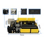 KEYESTUDIO UNO R3 development board KS0001, συμβατό με Arduino KEYESTUDIO UNO R3 development board KS0001, συμβατό με Arduino