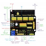 KEYESTUDIO sensor shield V5 KS0004, συμβατό με Arduino KEYESTUDIO sensor shield V5 KS0004, συμβατό με Arduino