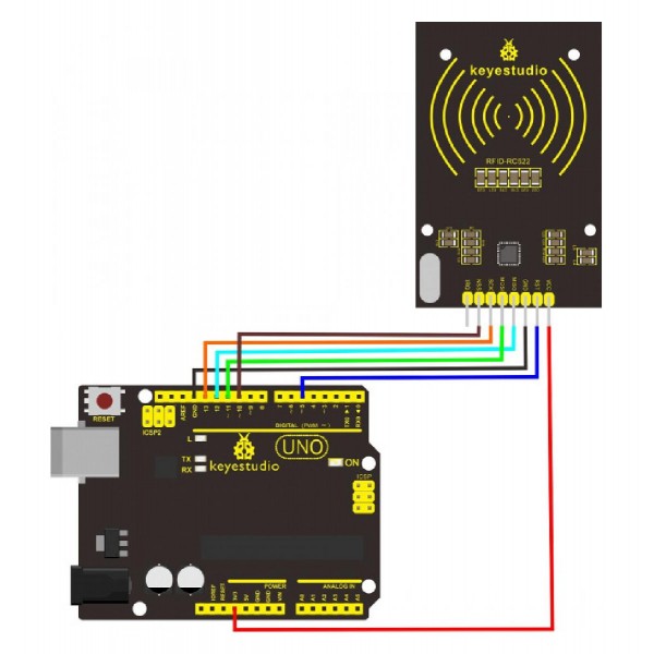 KEYESTUDIO RFID module RC522, για Arduino KEYESTUDIO RFID module RC522, για Arduino
