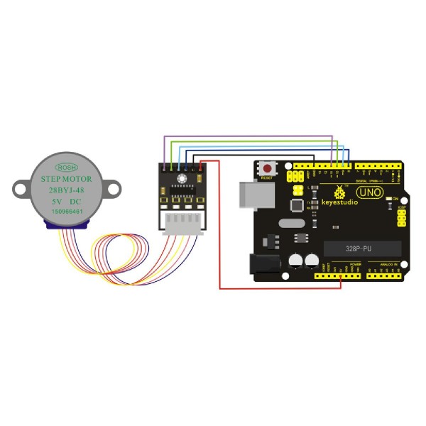 KEYESTUDIO stepper motor driver module και stepper motor KS0140, 5V KEYESTUDIO stepper motor driver module και stepper motor KS0140, 5V